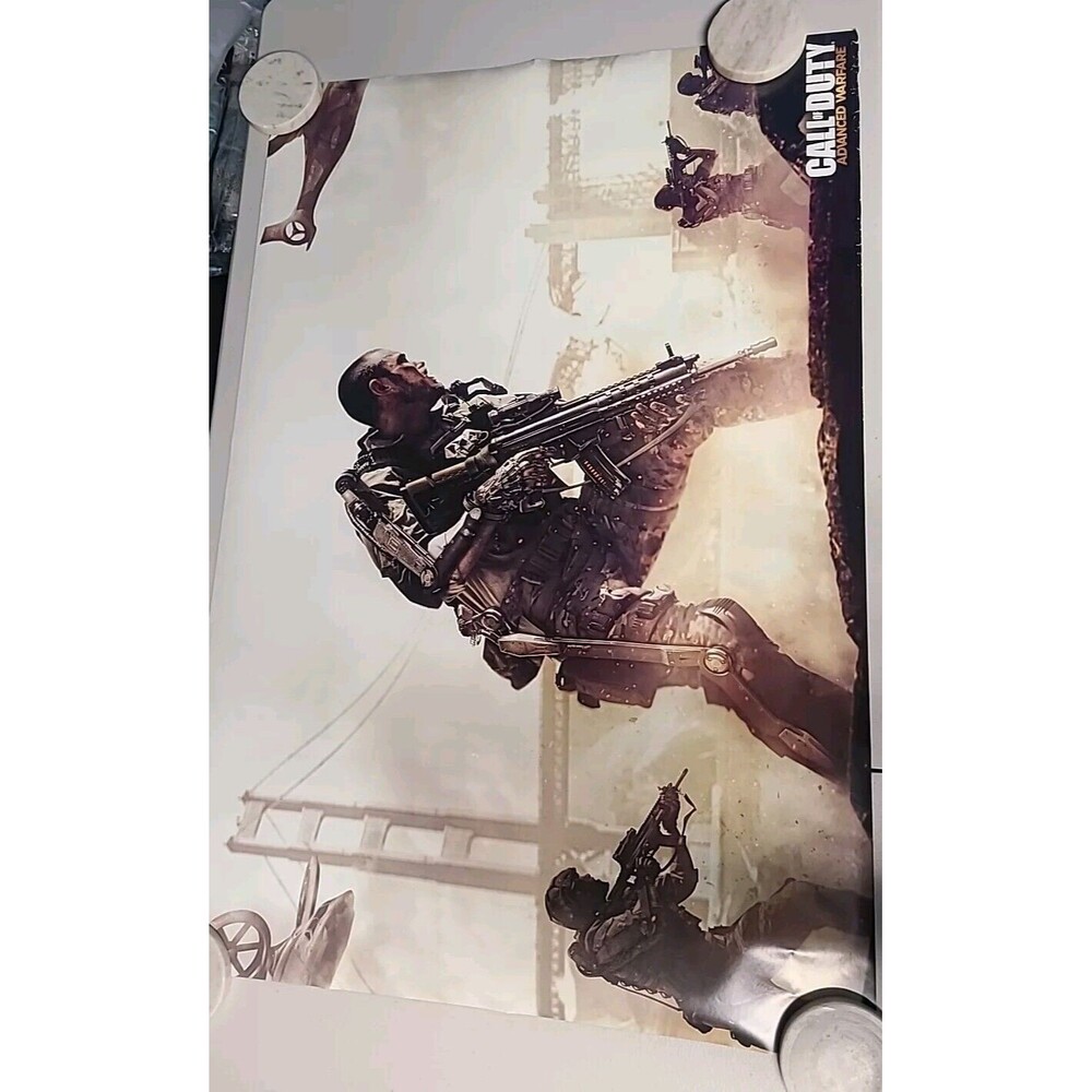 Call of Duty Advanced Warfare (27x40) Promo 2-Sided Game Poster Gamer Gamestop
